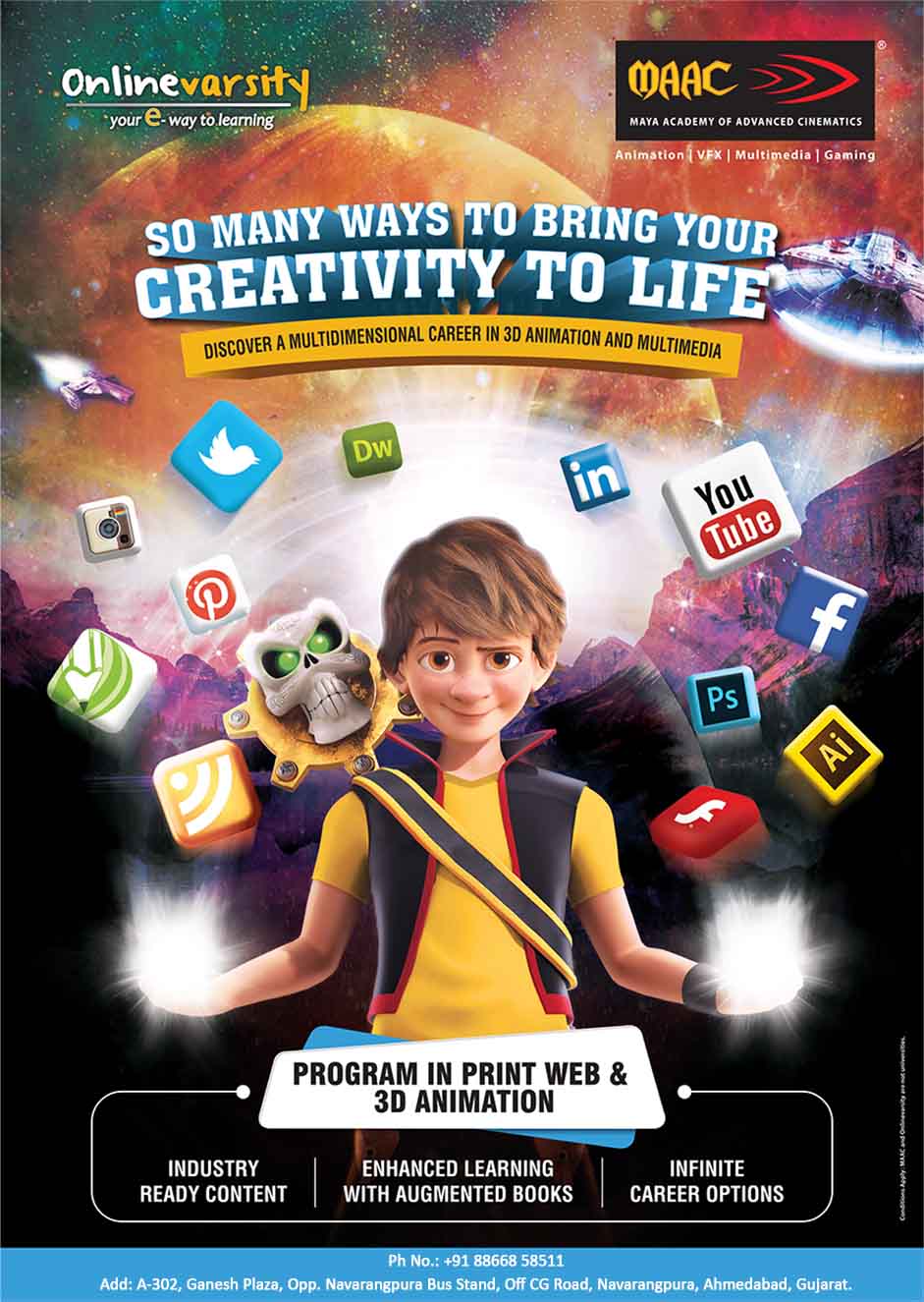 Graphic Design Course, Animation Course | Maac Ahmedabad