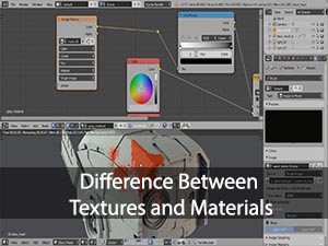 Difference between Material and Texture