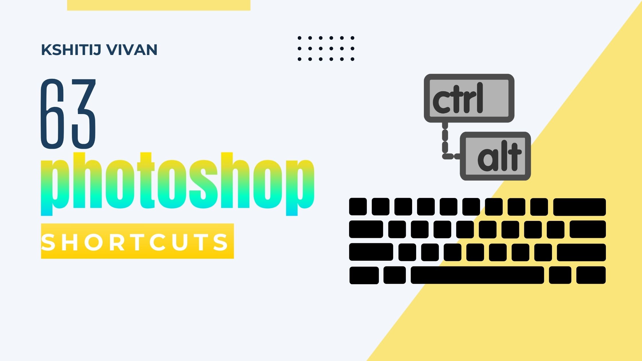 63 Essential Photoshop Keyboard Shortcuts