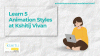 5 Animation Styles Students Learn to Bring Stories to Life at Kshitij Vivan